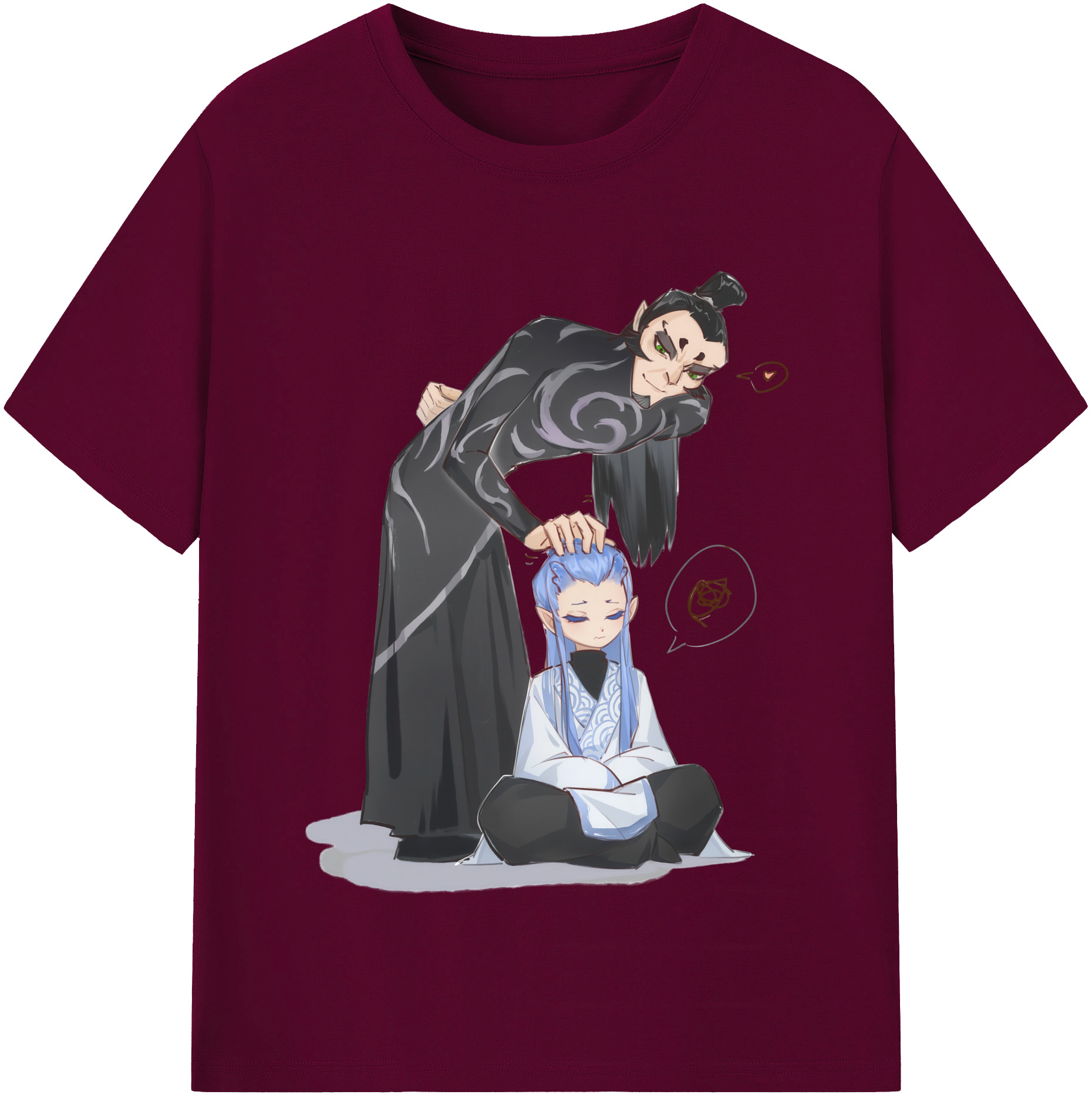 （画像用） Ne Zha 2 ナタ 魔童の大暴れ レディースカジュアルプリントTシャツ（綿100％）